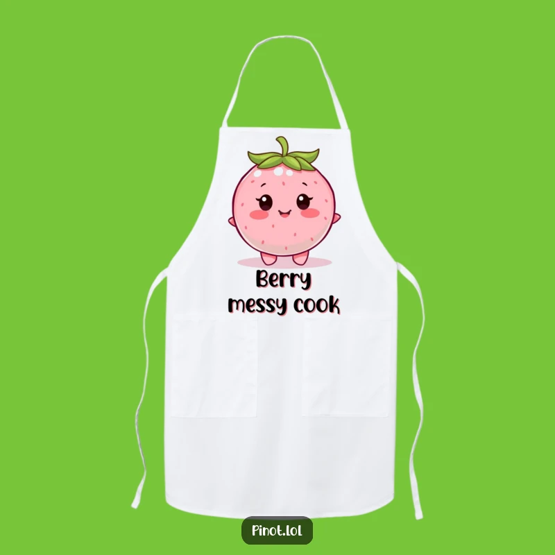 Funny Berry Chef Apron: Wiggling Cook, Happy Kitchen Fun, Great Funny Gift