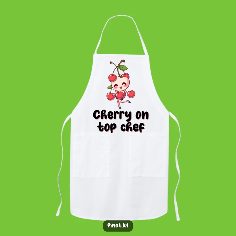 Funny Cherries Balance Apron: Cook with Confidence and Giggles!