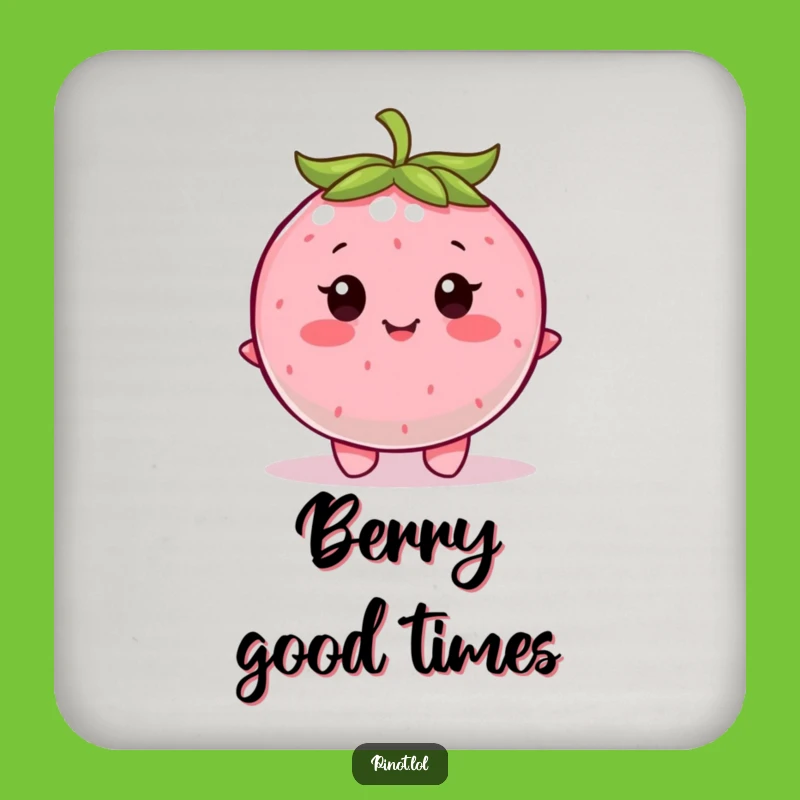 Funny Berry Coaster: Wiggling Drink Protection, Happy Decor, Ideal Funny Gift