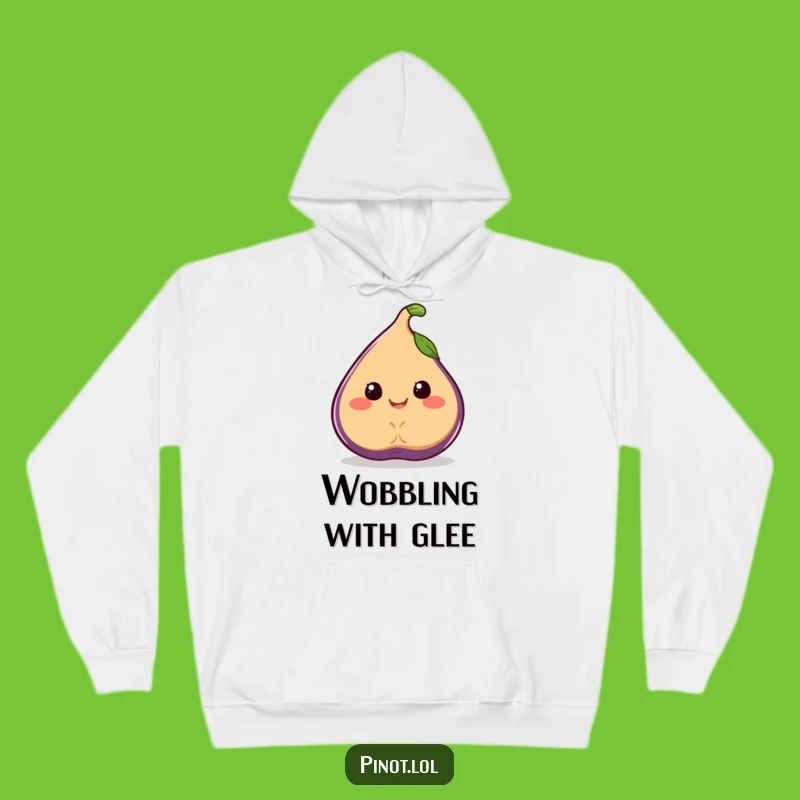 Funny Fig Hoodie: Cozy Wobble, Juicy Smile, Warm and Hilarious Funny Gift